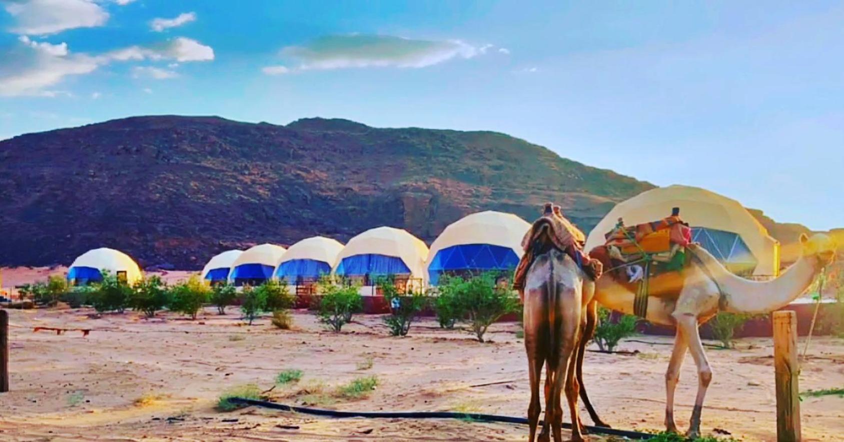 Adel Rum Camp Bubbles Wadi Rum Ngoại thất bức ảnh